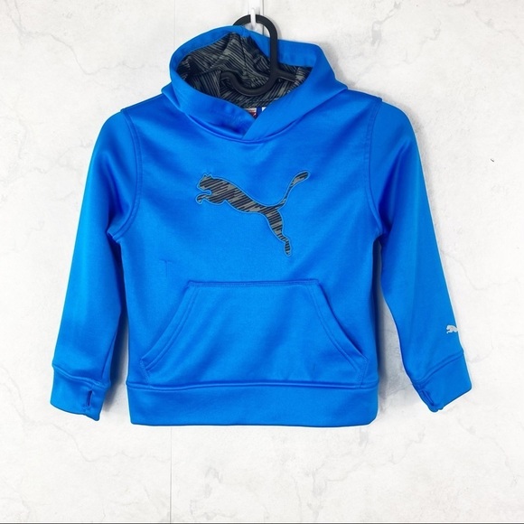 [Puma] Blue Logo Hoodie - Picture 1 of 2
